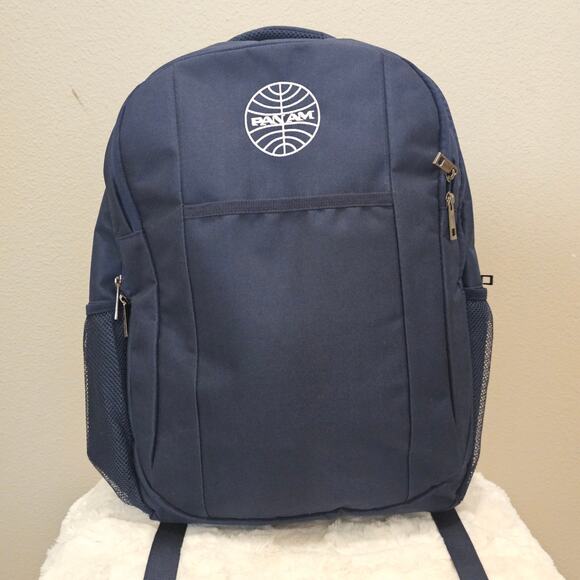 NWT Pan Am Navy Backpack - Picture 1 of 9
